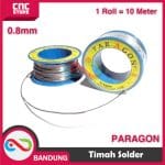 TIMAH SOLDER ROLL KECIL PARAGON DIAMETER 0.8 PARAGON  1 ROLL 10 METER 10M