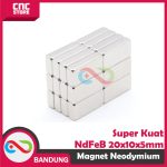 MAGNET NEODYMIUM NDFEB N35 KOTAK PERMANEN 20X10X5MM - Image 3