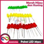 PAKET LED 5MM DIFFUSED 30PCS MERAH KUNING HIJAU - Image 2