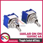 TOGGLE SWITCH MTS-102 125V/3A 250V SAKLAR ON ON 3 KAKI - Image 3
