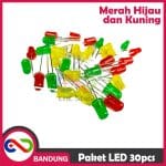 PAKET LED 5MM DIFFUSED 30PCS MERAH KUNING HIJAU - Image 3