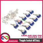 TOGGLE SWITCH MTS-102 125V/3A 250V SAKLAR ON ON 3 KAKI - Image 4