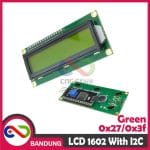 LCD 1602 16X2 CHARACTER GREEN HIJAU BACKLIGHT+ I2C SERIAL INTERFACE ADAPTER MODULE - Image 2