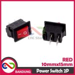 ROCKER SWITCH SAKLAR POWER KCD11 10X15MM 250V/3A 125V/6A AC 2 PIN SPST - Image 3