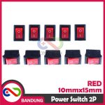 ROCKER SWITCH SAKLAR POWER KCD11 10X15MM 250V/3A 125V/6A AC 2 PIN SPST - Image 5
