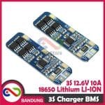 BMS 3S CHARGER 18650 LITHIUM LI-ION BATTERY 12.6V 10A PROTECTION