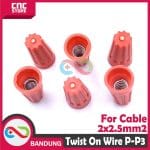 TWIST ON WIRE CONNECTOR SAMBUNGAN KABEL PUTAR SCREW LASDOP TERMINAL P - P3 - Image 2