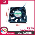 MINI FAN DC BRUSHLESS 12V 5x5x1CM KIPAS PENDINGIN 5CM FAN 5 CM - Image 2