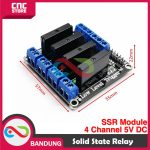 SSR SOLID STATE RELAY MODULE 4 CHANNEL 5V DC FOR ARDUINO - Image 3
