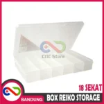 BOX REIKO STORAGE 1418 GREE LEAF 18 SEKAT - Gambar 3