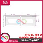 RFID EL-MF1-L2  13.56 MHz 1K CR80 Label Sticker Tag NFC RC522 Stiker 86 x 54 mm - Image 3