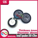 SMALL SPEAKER 2W 8 OHM 2W 8R DIAMETER 28MM THICKNESS 6MM - Image 2