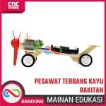 MAINAN EDUKASI PESAWAT TERBANG 2 BALING KAYU RAKITAN STEM DIY - Image 4