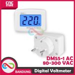 VOLTMETER DIGITAL AC 80-300V DM55-1 VOLTASE STOP KONTAK RUMAH TEGANGAN PLN - Image 2