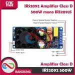 IRS2092 Amplifier Class D 500W mono IRS2092S 500W Class D Amplifier - Image 2