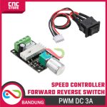 PWM DC Kontrol Kecepatan Motor DC 6V 12V 24V 3A – PWM + Switch Bolak-Balik - Image 6