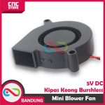 5V MINI BLOWER FAN KIPAS KEONG BRUSHLESS DC ANGIN COOLING TURBO COOLER 2PIN 2P - Image 2