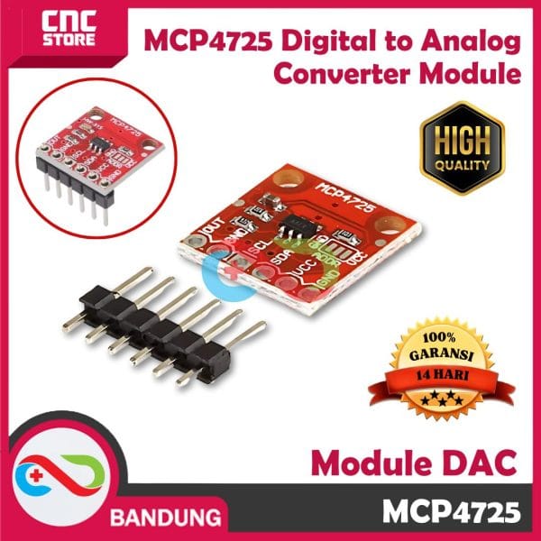 MCP4725 MCP 4725 DIGITAL TO ANALOG DAC CONVERTER MODULE