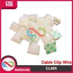 CL805 Cable Clip Wire Mount Clamp Tie Ikat Kabel + Self Adhesive Klem - Image 5