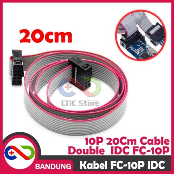 KABEL FC-10P JTAG IDC ISP DOUBLE HEAD MALE TO MALE 20CM ABU