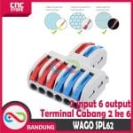 TERMINAL CABANG 2 KE 6 KABEL KONEKTOR SPLITTER 2-6 LT 623 WAGO SPL 62 - Image 5