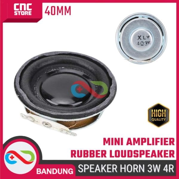 Speaker Mini 3W 4R Dedicated Rubber 4CM – Amplifier Kecil dengan Suara Kualitas Tinggi