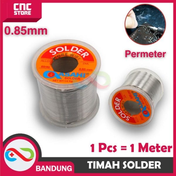 TIMAH SOLDER ASAHI 0.85mm 60 40 PER METER HIGH QUALITY