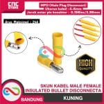 SKUN KABEL INSULATED BULLET MALE FEMALE  DISCONNECTA MPD 5.5-156 KUNING