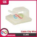 CL805 Cable Clip Wire Mount Clamp Tie Ikat Kabel + Self Adhesive Klem - Image 2