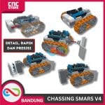 SMARS ROBOT V4 SMARS 4WD STEAM SMART ROBOT ARDUINO ROBOT EDUKASI MODULAR -BODY ONLY - Image 3