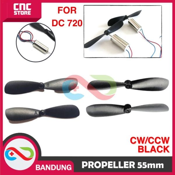 PROPELLER BALING-BALING 55MM 2A 2B BLACK FOR DC 720