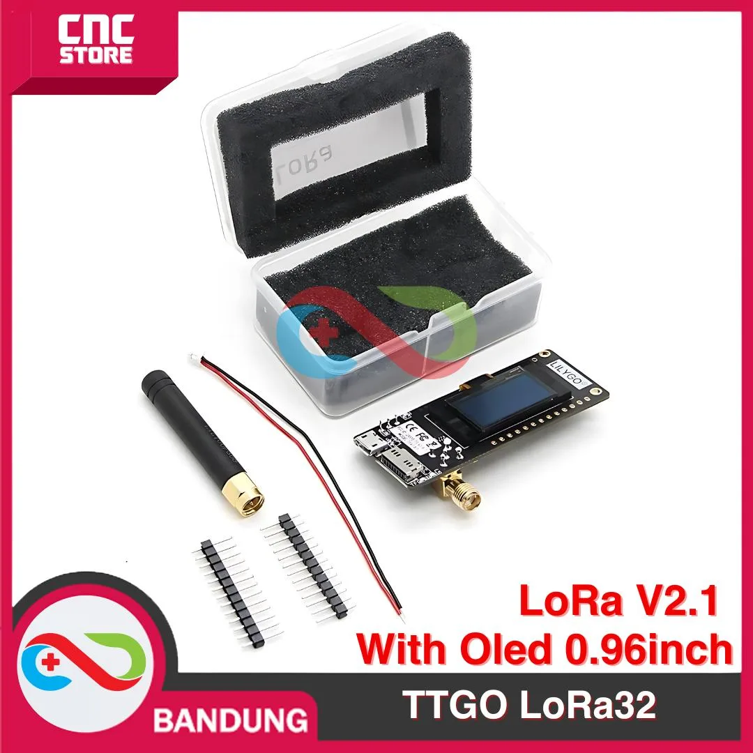 LILYGO TTGO LoRa32 LoRa V2.1 915MHz 433MHz ESP32 OLED 0.96 WIFI BLE-915Mhz - Gambar 2