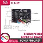 XY-P40W POWER AMPLIFIER BLUETOOTH 20W-40W 5V-24V - Image 3