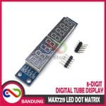 MAX7219 LED DOT MATRIX 8-DIGIT DIGITAL TUBE DISPLAY CONTROL MODULE FOR ARDUINO - Image 4