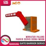 MINIATUR PALANG PARKIR BARIER GATE MICRO SERVO MG90 SG90 9G - Image 2