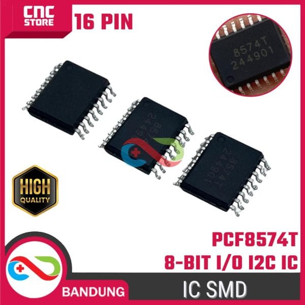 PCF8574T SMD 8-Bit I/O I2C IC – Modul I/O I2C untuk Proyek Arduino dan Elektronik