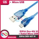 ESP32 ESP-32 DOIT WIFI BLUETOOTH IOT ESP-32S DEVELOPMENT BOARD PLUS KABEL MICRO USB - Image 3