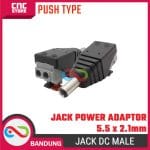 DC JACK MALE POWER ADAPTER 5.5X2.1MM PUSH TYPE - Image 4