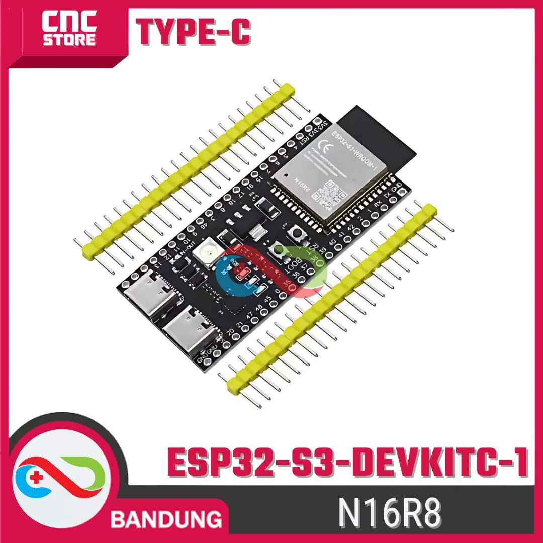 ESP32-S3 inti papan pengembangan wifi Bluetooth DevKitC-1 WROOM-1 Lexin N16R8 - Gambar 8
