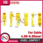 KABEL JUMPER T KUNING 4-6MM2 WIRE CONNECTOR CABANG 3 SPLITTER KUNING - Image 4