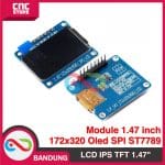 LCD IPS TFT MODULE 1.47" 172X320 OLED SPI ST7789 FOR ARDUINO ESP8266 - Image 5