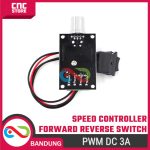 PWM DC Kontrol Kecepatan Motor DC 6V 12V 24V 3A – PWM + Switch Bolak-Balik - Image 4