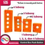 Kontrol Box Push Button Control Box Kotak Tombol Emergency tombol  KONTROL 22mm 1, 2, 3, dan 4 Lubang -2 LUBANG - Image 2