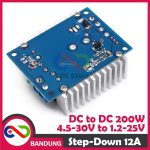 STEP DOWN 12A 200W DC TO DC ADJUSTABLE POWER SUPPLY 4.5-30V TO 1.2-25V STEPDOWN - Image 3