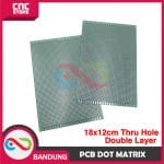 PCB DOT MATRIX THRU HOLE DOUBLE LAYER 18X12CM 18*12CM - Image 3