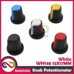 KNOB POTENTIOMETER POTENSIOMETER ROTARY WH148 15X17MM WHITE PUTIH - Image 4