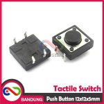 TACTILE SWITCH PUSH BUTTON TC-1212T 12x12x5 MM FOR ARDUINO - Image 5