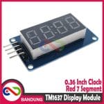 TM1637 DISPLAY MODULE FOR ARDUINO 7 SEGMENT 0.36INCH CLOCK RED - Image 4