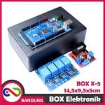 BOX ELEKTRONIK X5 KOTAK RANGKAIAN ARDUINO 14,5 X 9,5 X 5 CM CASING BLACK BOX X-5 - Image 3