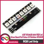 8 BIT WS2812B 5050 RGB LED DRIVER BOARD FULL COLOR 5V RAINBOW WS2812